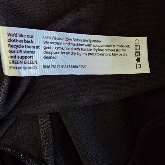 Eileen Fisher Viscose Washable Stretch Pant Slim Fit, Ankle, NWOT, S - Picture 10 of 10